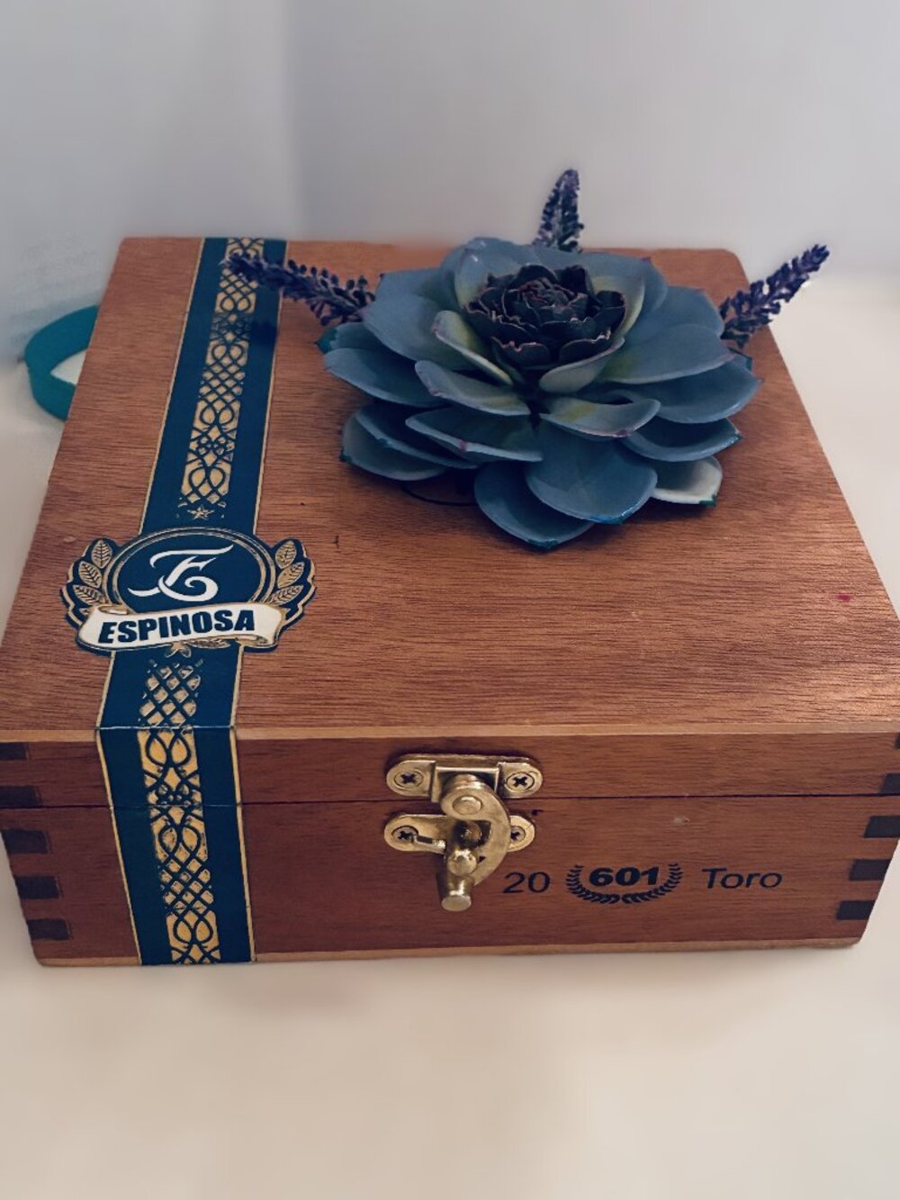 Original Suenos de Saundra Upcycled ESPINOSA Cigar Box Purse - Picture 10 of 15